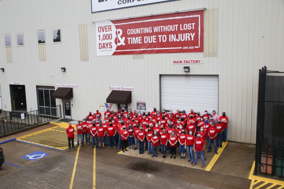 Allen Engineering Celebrates Over 1,000 Days Without Lost Time Due to Injury