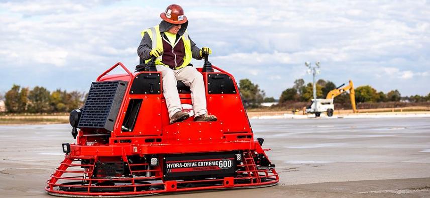 Allen Introduces the All-New 2019 HDX600 Hydra-Drive Extreme Riding Trowel
