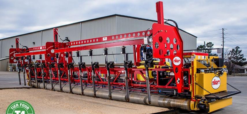Allen Introduces the New 255T4 Triple Roller Tube Paver