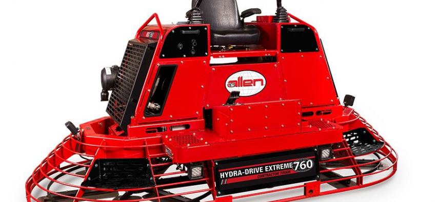 Allen Introduces the New HDX760 Hydra-Drive Extreme Riding Trowel