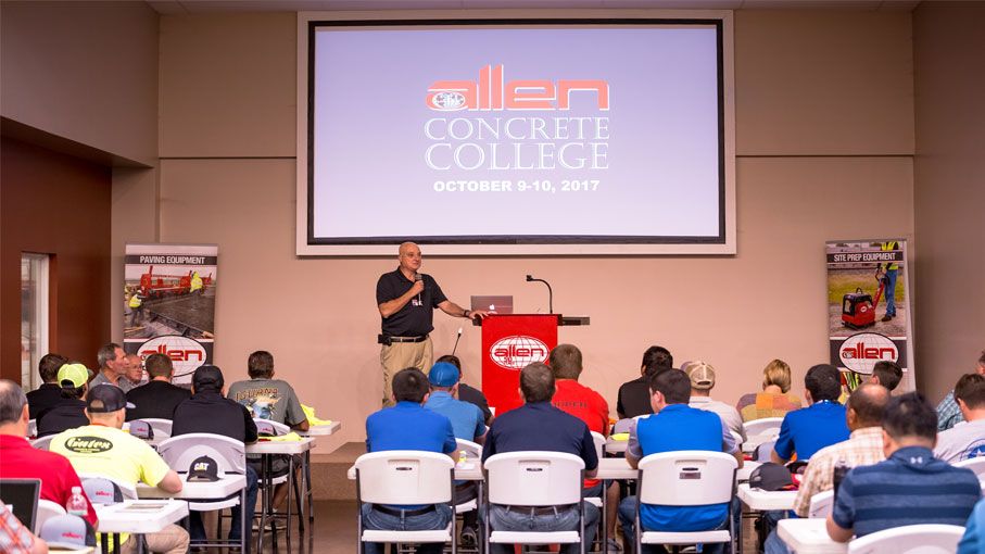 Allen Concrete College & FASC Training