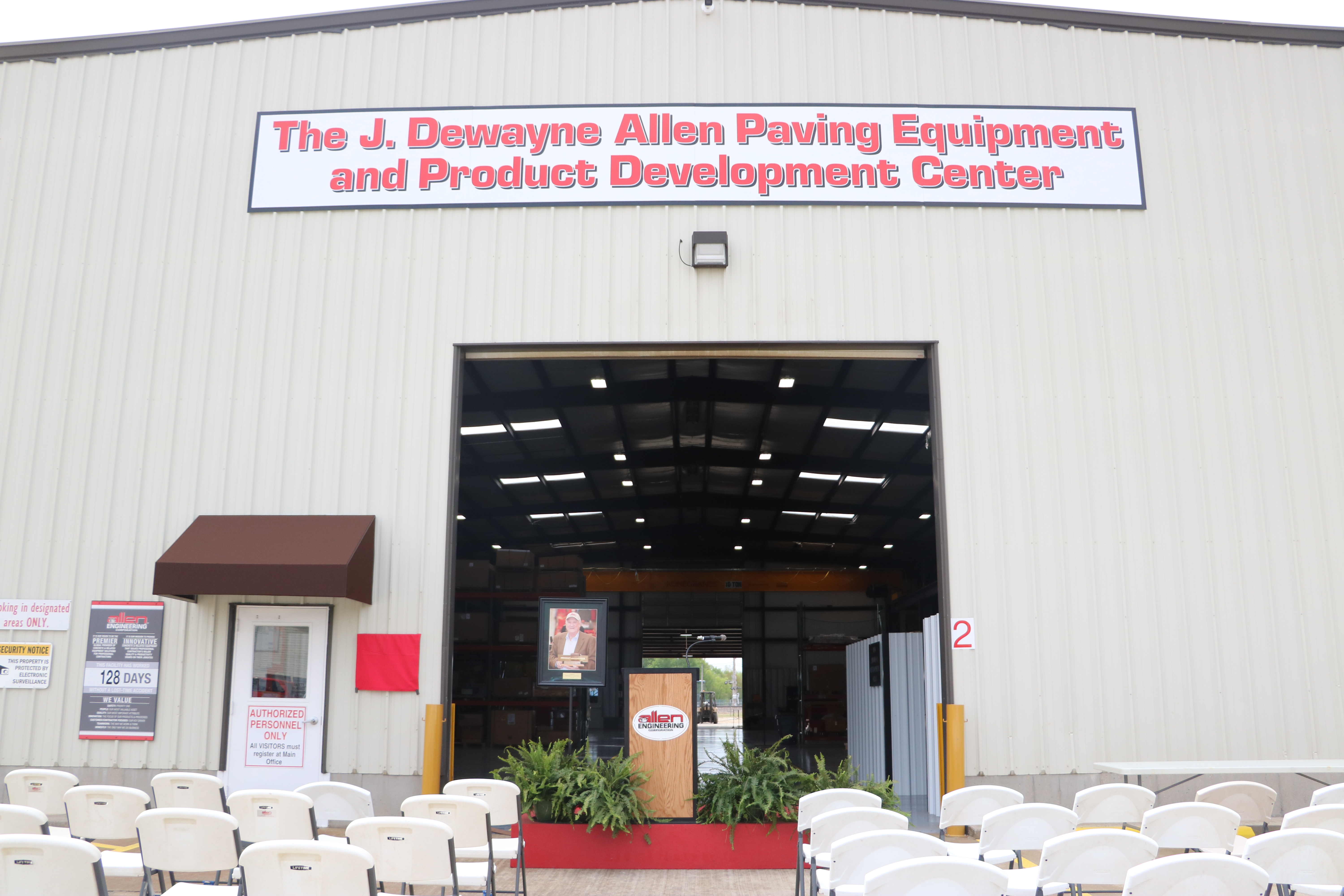 Building | Special Building Dedication in Memory of AEC Founder J. Dewayne Allen