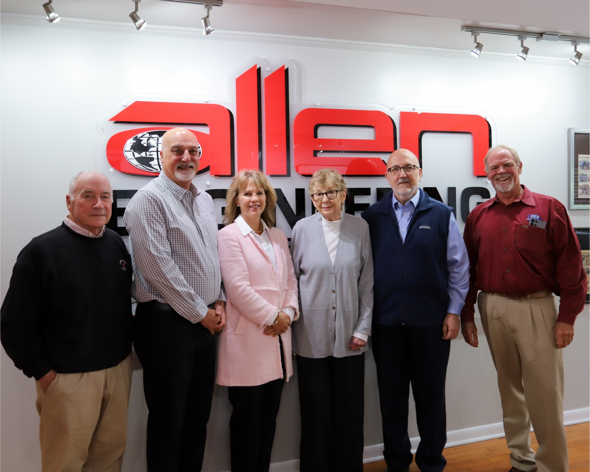 AEC Board of Directors Left to right: Lindley Smith, Jay Allen, Lesle Allen, Mary Ann Allen, Ralph Gatti, and Doug Imrie.
