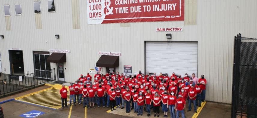 Allen Engineering Celebrates Over 1,000 Days Without Lost Time Due to Injury