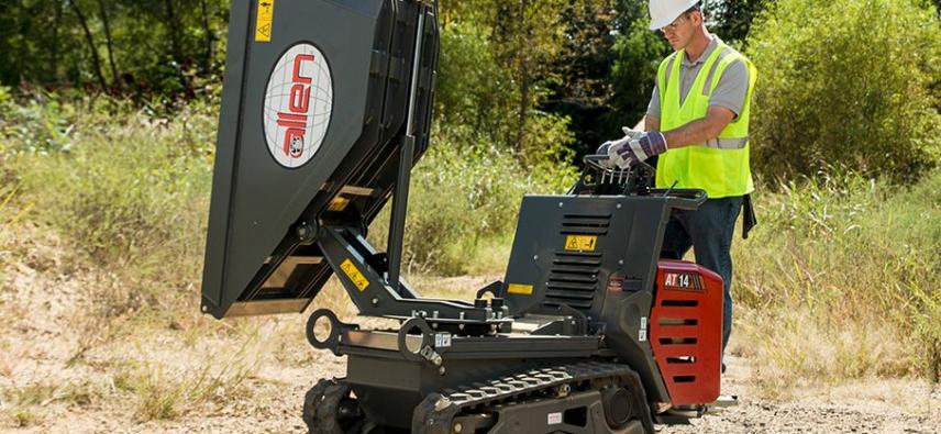 Allen Introduces the New AT14S Swivel Dump Track Buggy