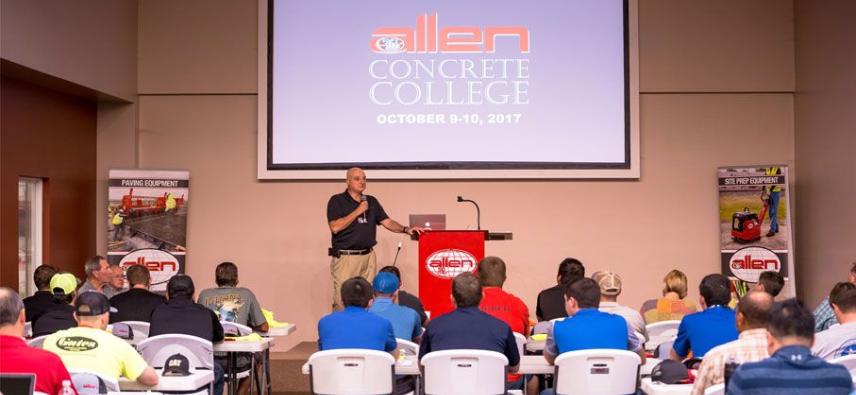 Allen Concrete College & FASC Training